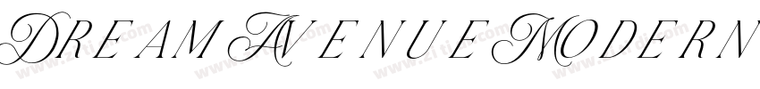 Dream Avenue Modern字体转换